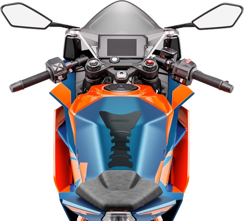Stompgrip | Motorcycle Center Tank Pad Protector | Universal Fit | Spine Black - Image 5